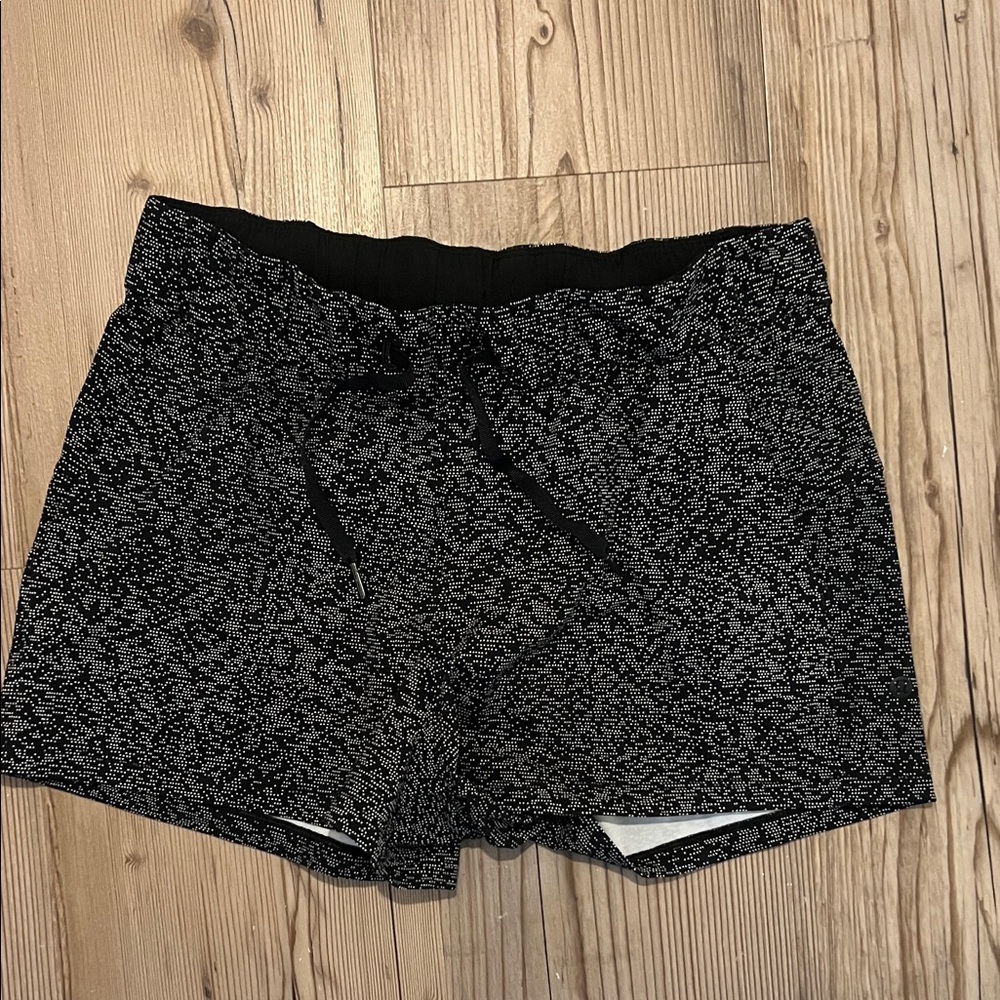 lululemon athletica Black and Gray Athletic Shorts